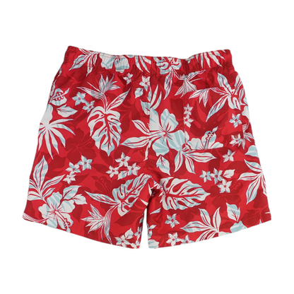 Red Tropical Swim Bottom