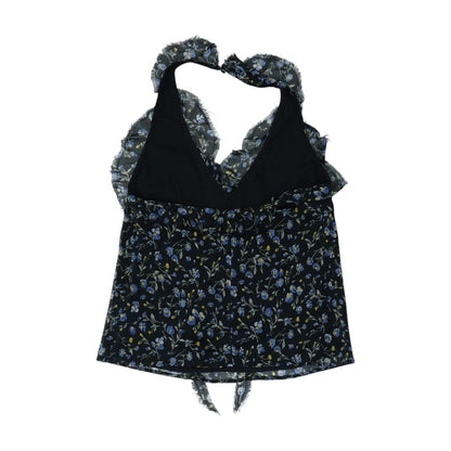 Black Floral Blouse