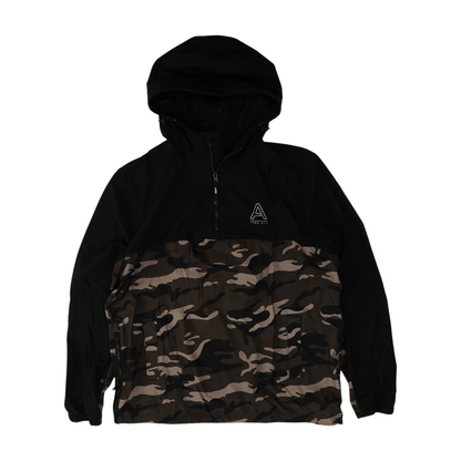 Gray Camo 1/4 Zip Pullover