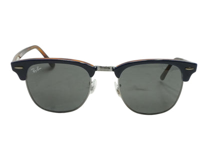 Blue Clubmaster Browline Sunglasses