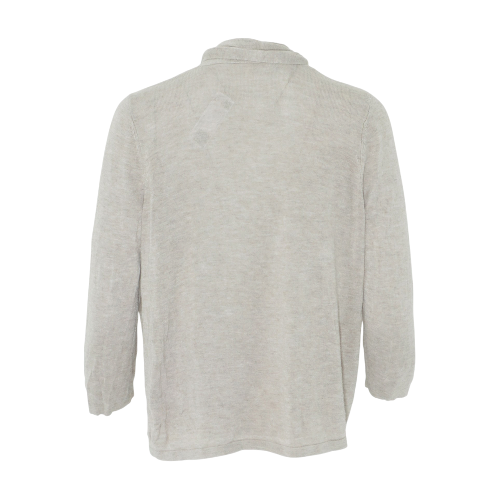 Beige Cardigan Sweater