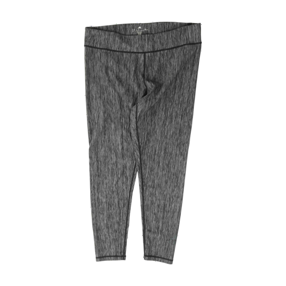 Gray Abstract Active Leggings