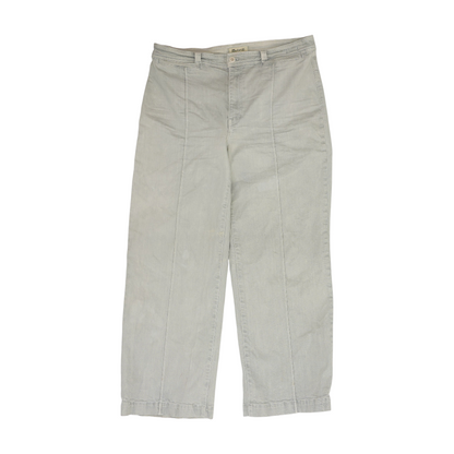 Gray Wide Leg Jeans