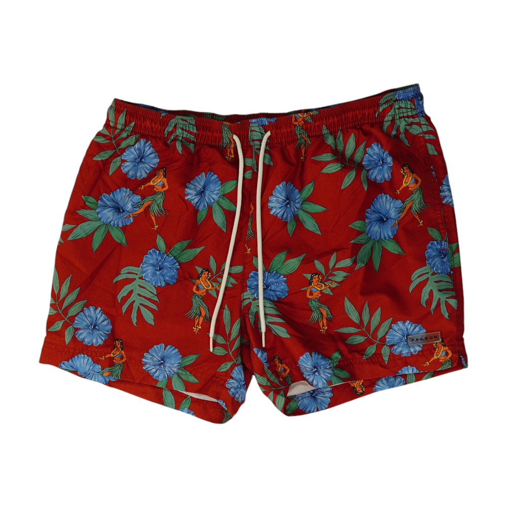 Rust Tropical Swim Bottom
