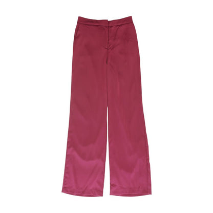 Purple Solid Pants