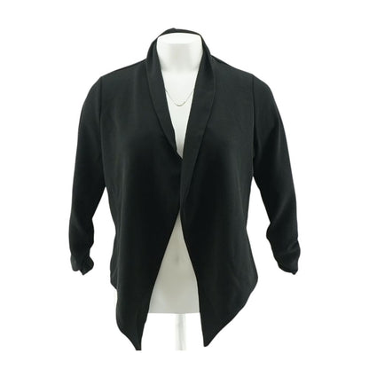 Black Solid Blazer