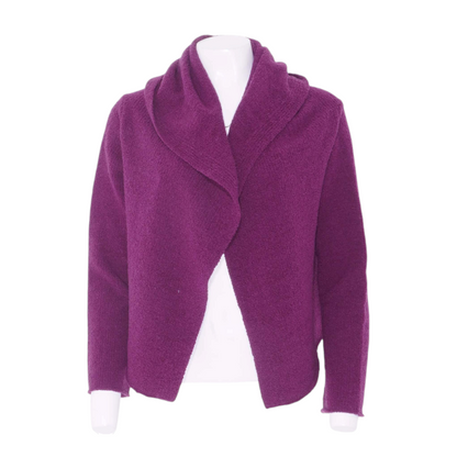 Purple Petite Cardigan Sweater
