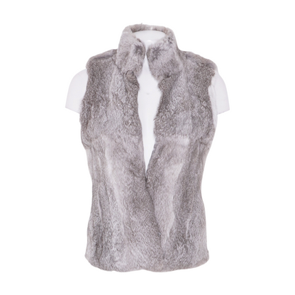 Gray Animal Print Vest