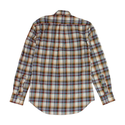 Multi Plaid Long Sleeve Button Down