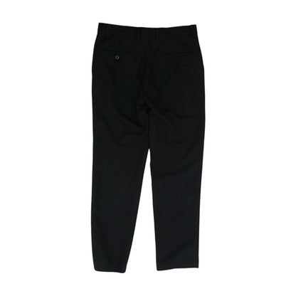 Black Solid Dress Pants