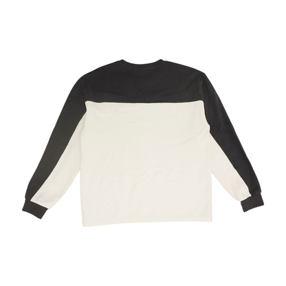 White Color Block T-Shirt