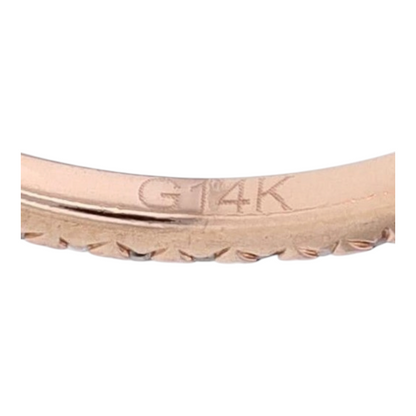 1/8 ctw 14K Rose Gold Diamond Band Ring