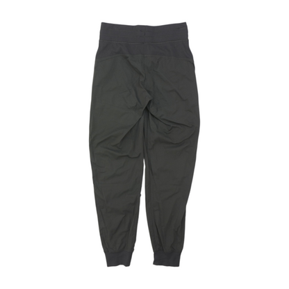 Gray Striped Tapered Pants