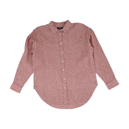 Red Striped Button Down
