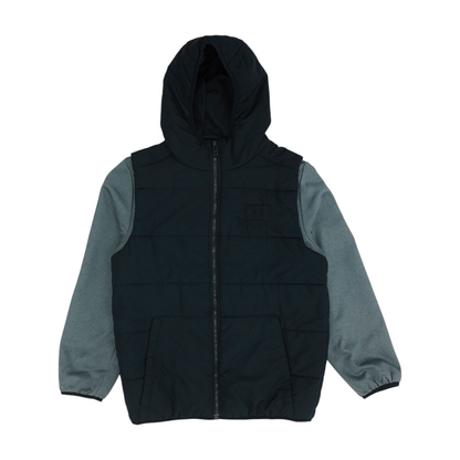 Black Color Block Jacket
