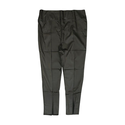 Black Solid Pants