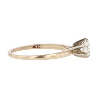1/2 ctw 14K Yellow Gold Diamond Engagement Ring