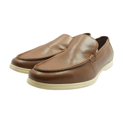 Brown Slip-On Dress Shoes