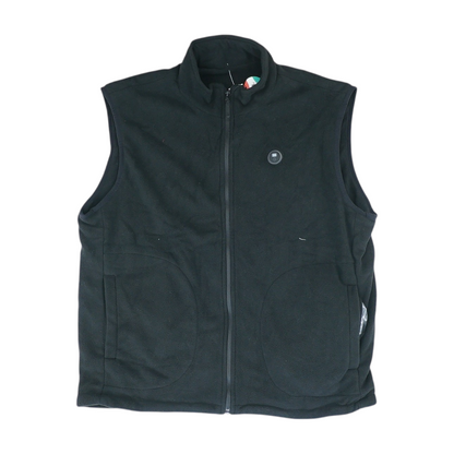 Black Solid Casual Vest