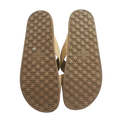 Beige Flat Sandals