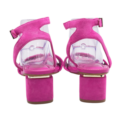 Pink Block Heels