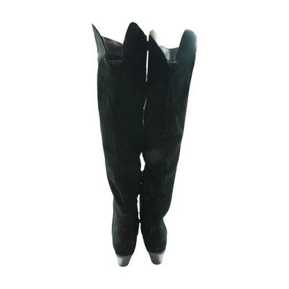 Black Knee High Boots