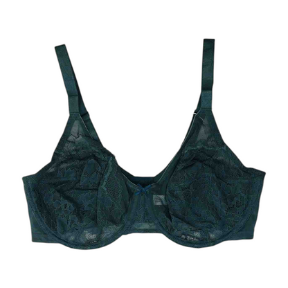 Green Floral Bra