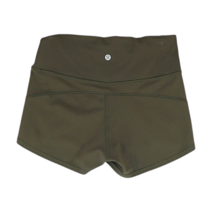 Olive Solid Active Shorts
