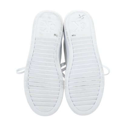 White Low-Top Athletic Shoes