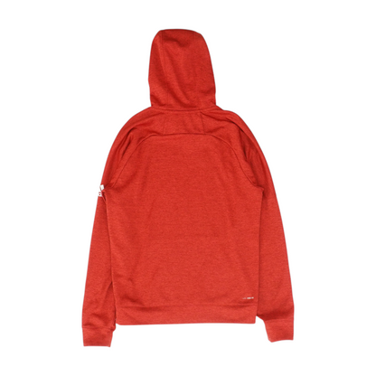 Red Solid Hoodie Pullover
