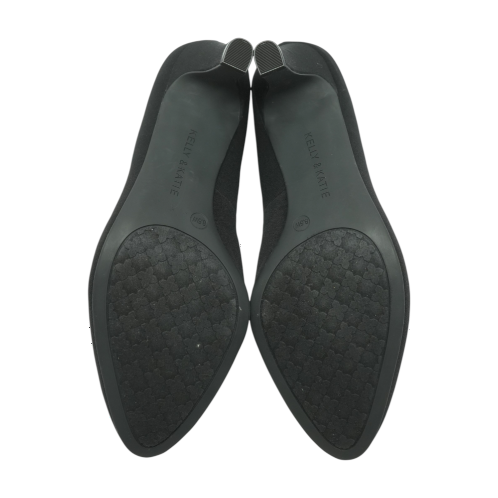 Kelly & Katie Black Block Heels – Image 3