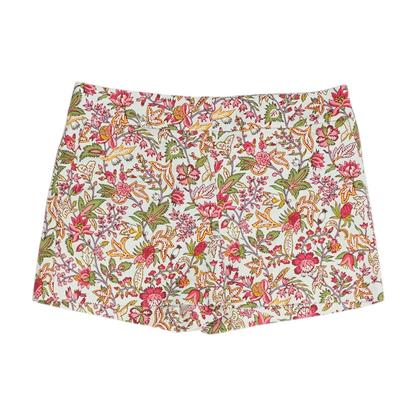 Blue Floral Chino Shorts