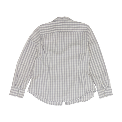 Gray Check Button Down