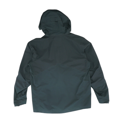 Black Solid Rain Jacket