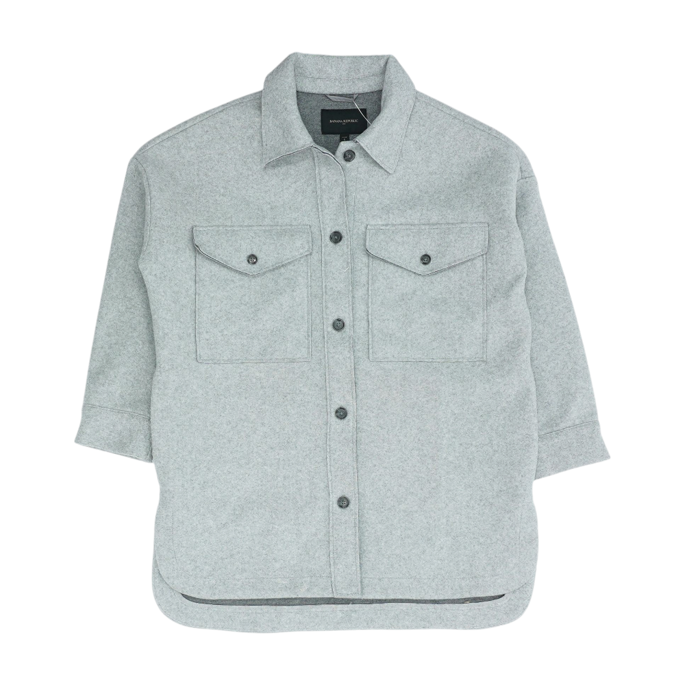 Gray Solid Jacket