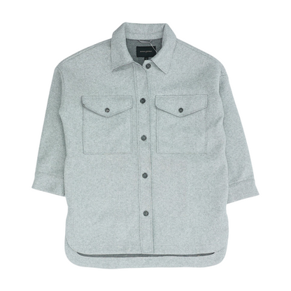 Gray Solid Jacket