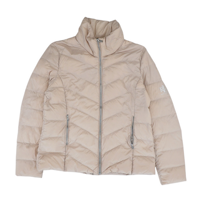 Beige Solid Jacket
