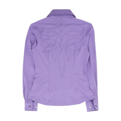 Purple Long Sleeve Button Down