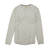 Gray Solid Henley T-Shirt