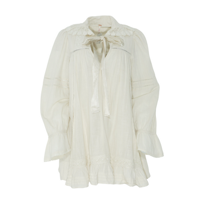 Beige Mini Dress