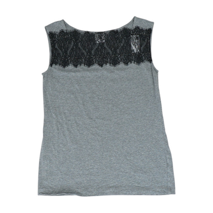 Gray Color Block Blouse