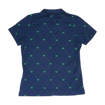 Navy Print Blouse