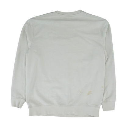 Beige Graphic Sweatshirt Pullover