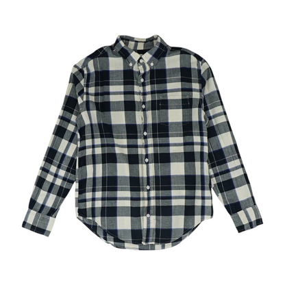 Multi Plaid Flannel Button Down