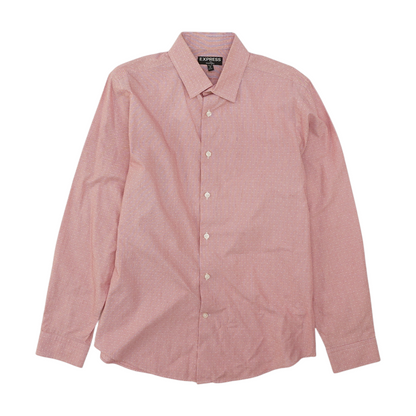 Red Striped Long Sleeve Button Down