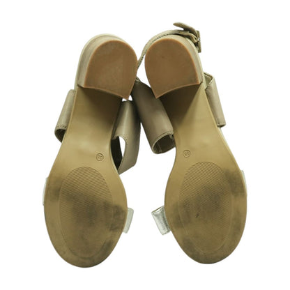 Tan Block Heels