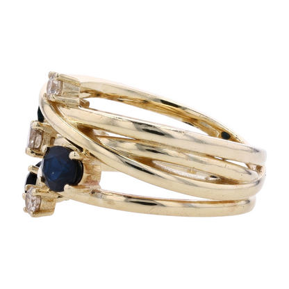 1/5 ctw 14K Yellow Gold Diamond Fashion Ring