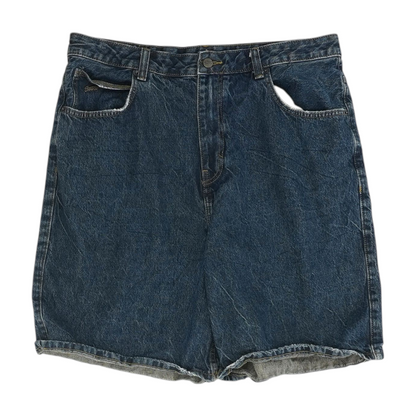 Navy Denim Shorts