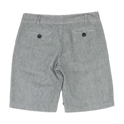 Black Striped Chino Shorts