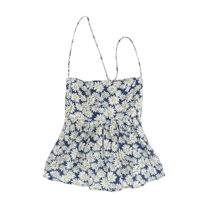 Blue Floral Blouse